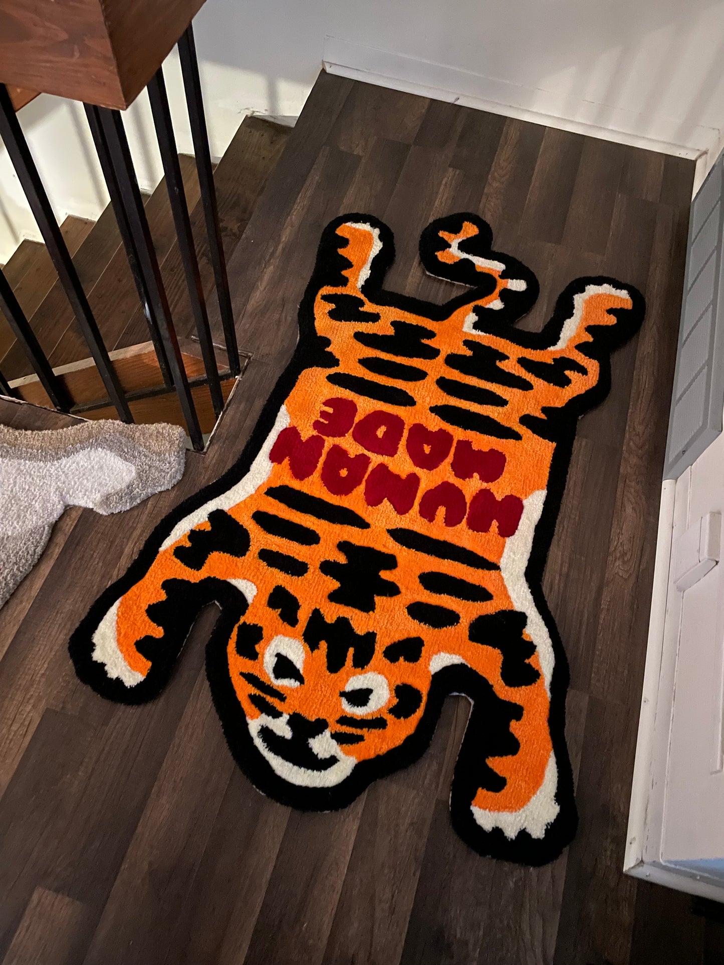 Faux Tiger Fur Rug