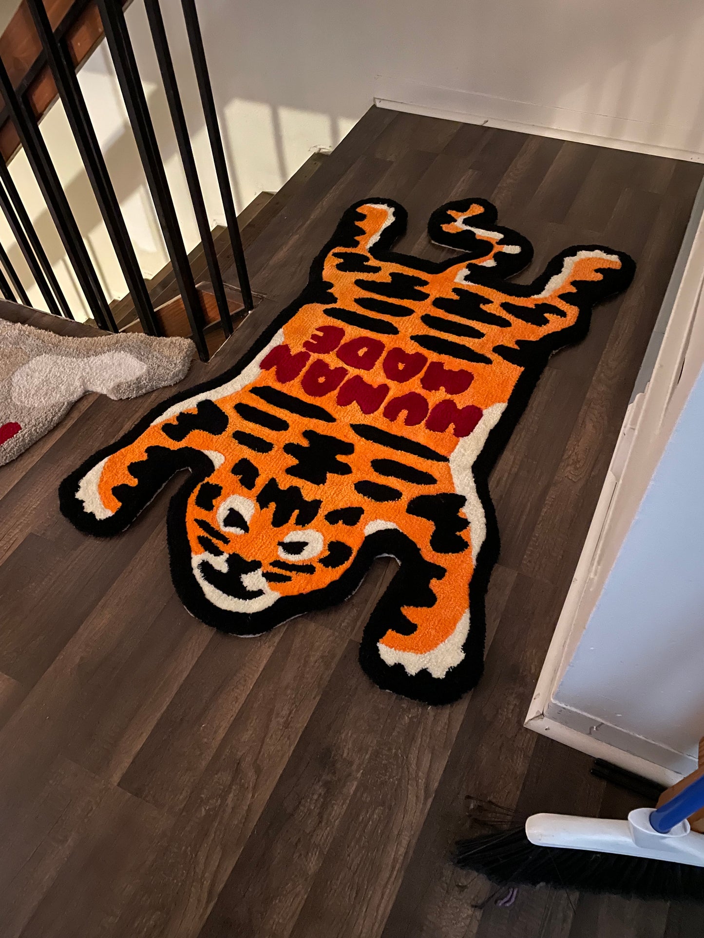 Faux Tiger Fur Rug