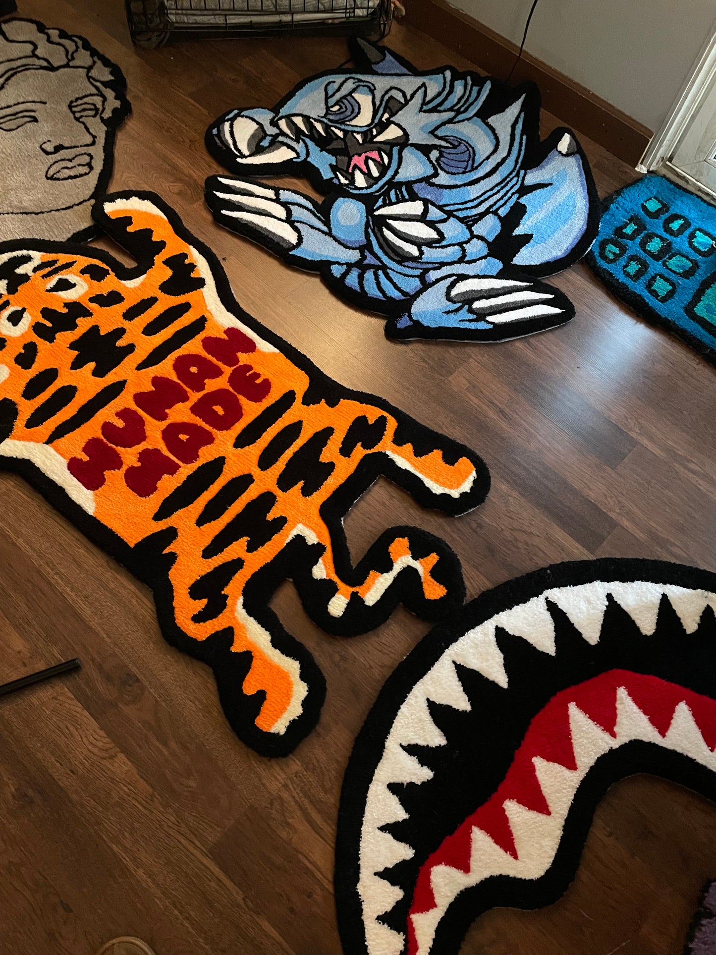 Faux Tiger Fur Rug