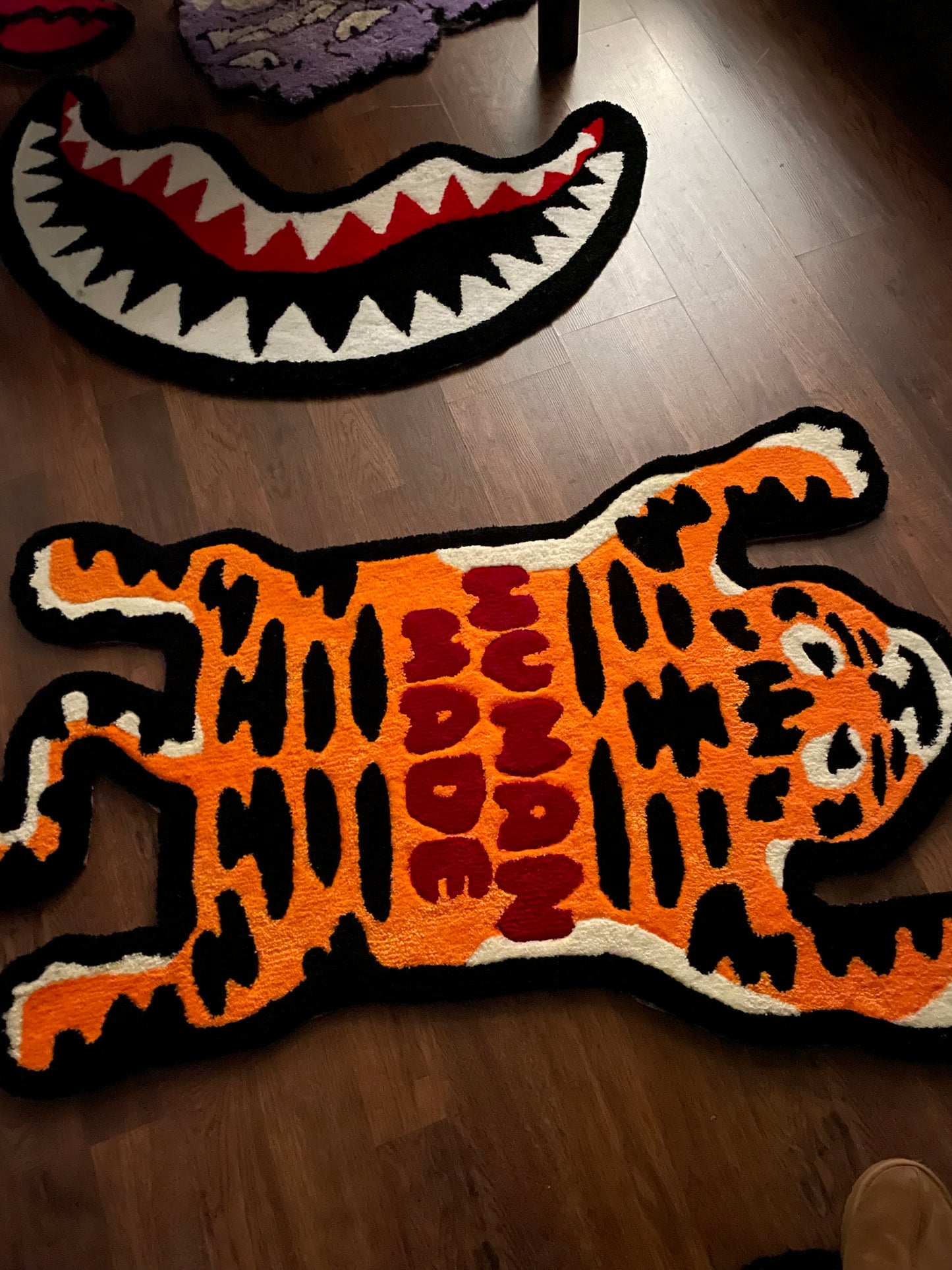 Faux Tiger Fur Rug